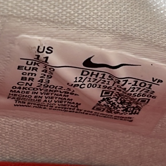 NIKE COSMIC UNITY 2 'BETTER US - OFF WHITE' SIZE 11 NEW - Picture 10 of 11